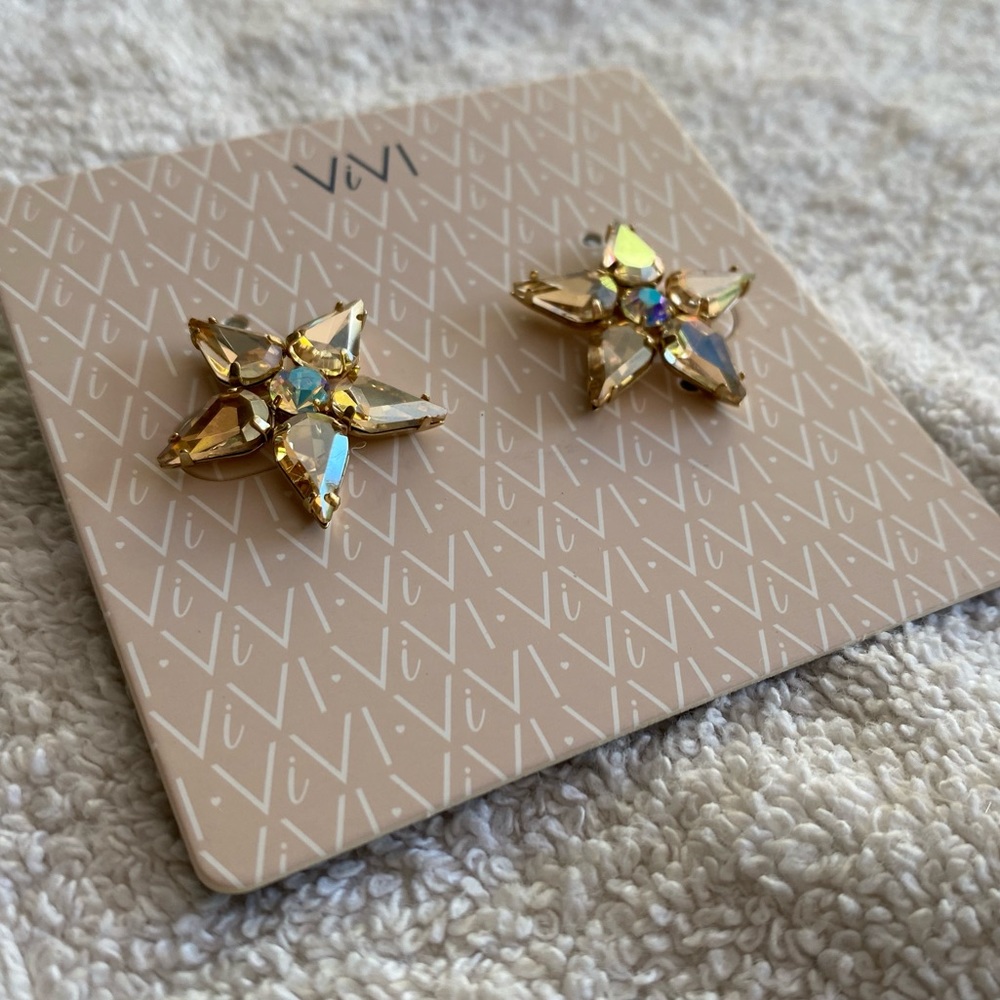 Vivi/Cookie Lee Starburst Earrings